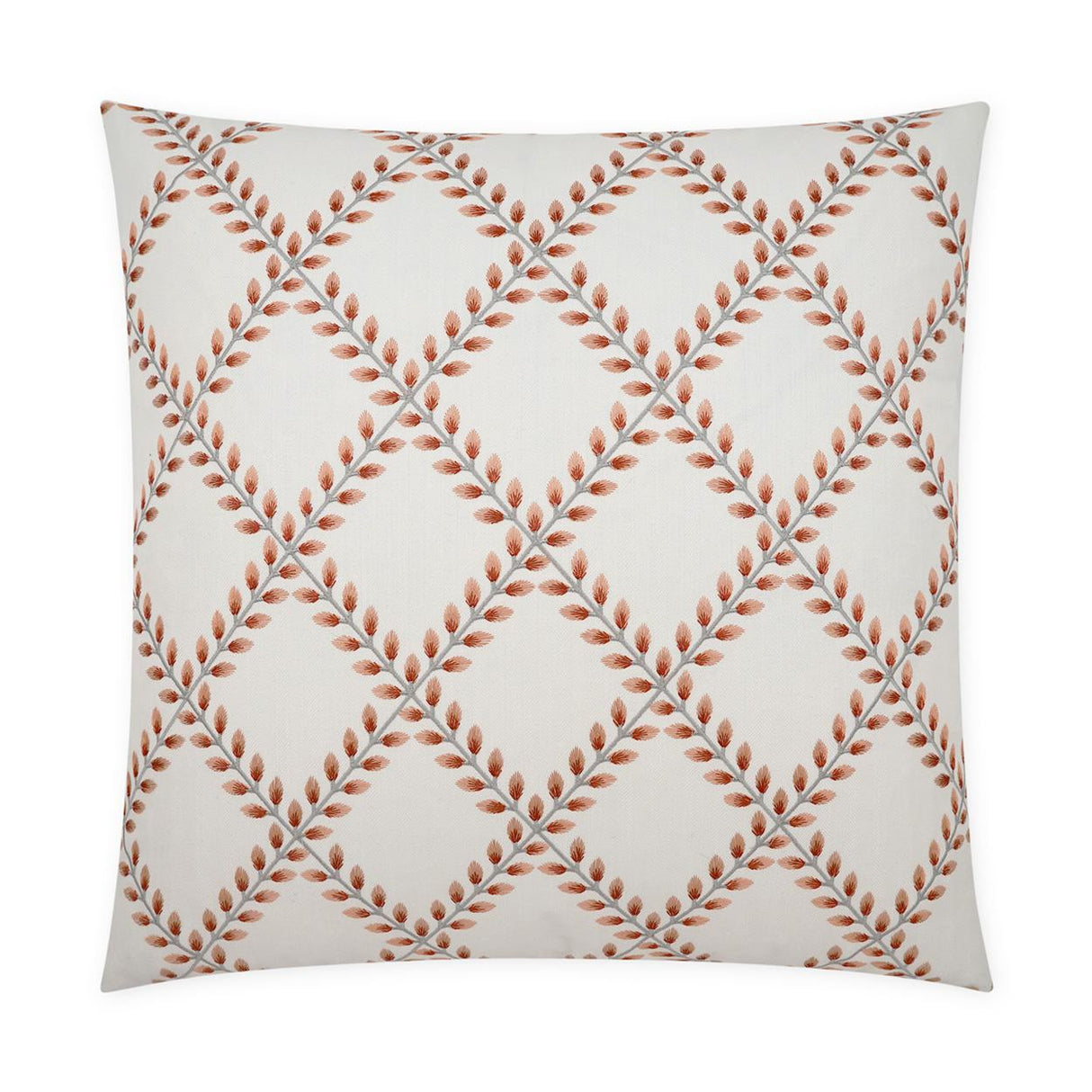 D.V. Kap Home Clover Lane Coral 24" x 24" Pillow Cover