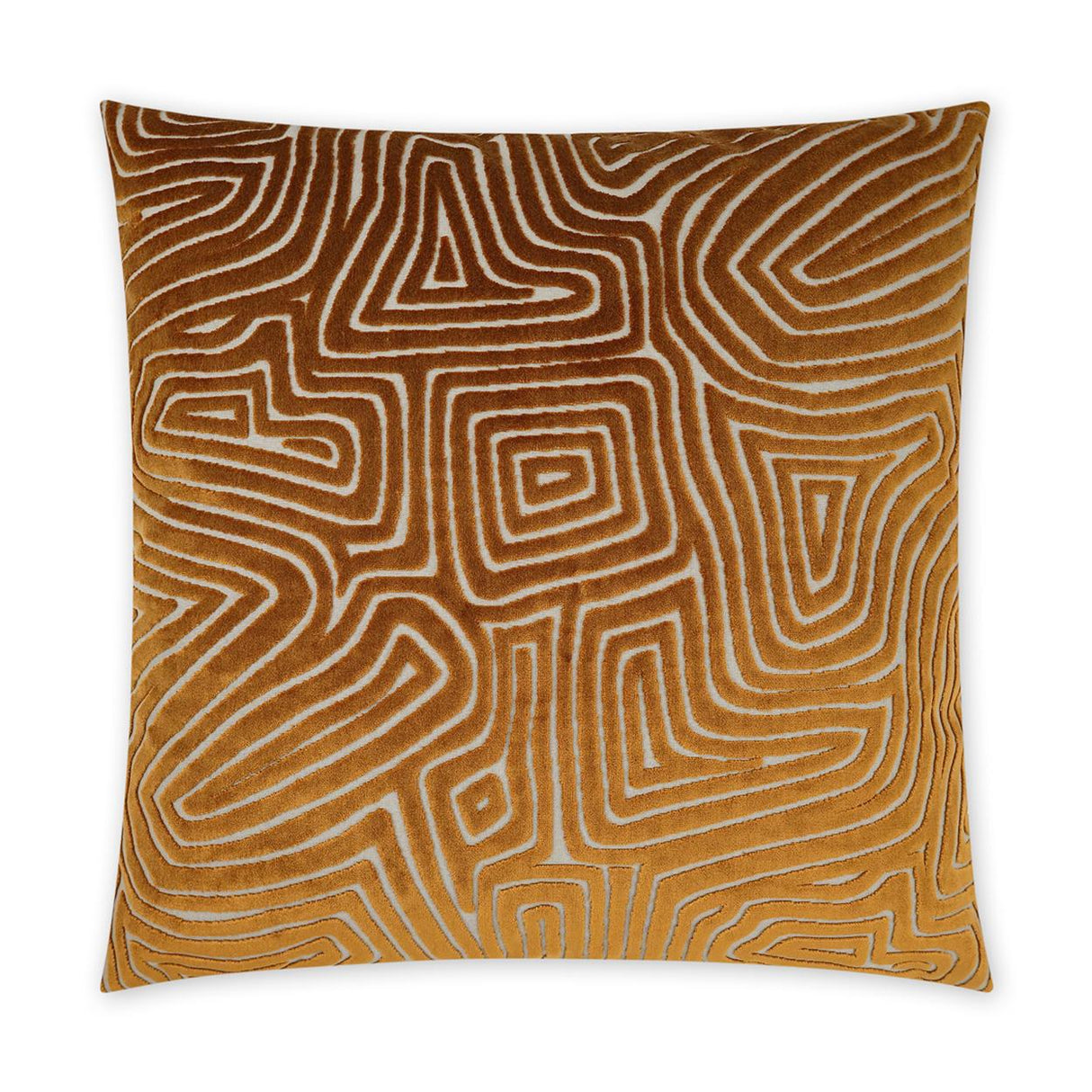 D.V. Kap Home Vertigo Rust 24" x 24" Pillow Cover