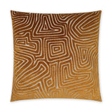D.V. Kap Home Vertigo Rust 24" x 24" Pillow Cover