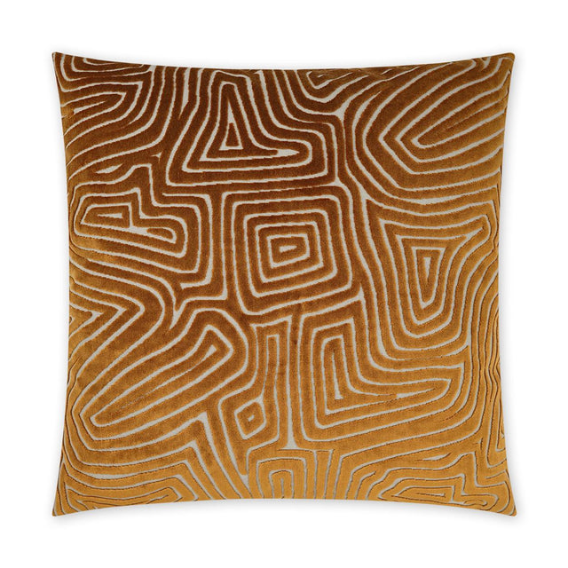 D.V. Kap Home Vertigo Rust 24" x 24" Pillow Cover