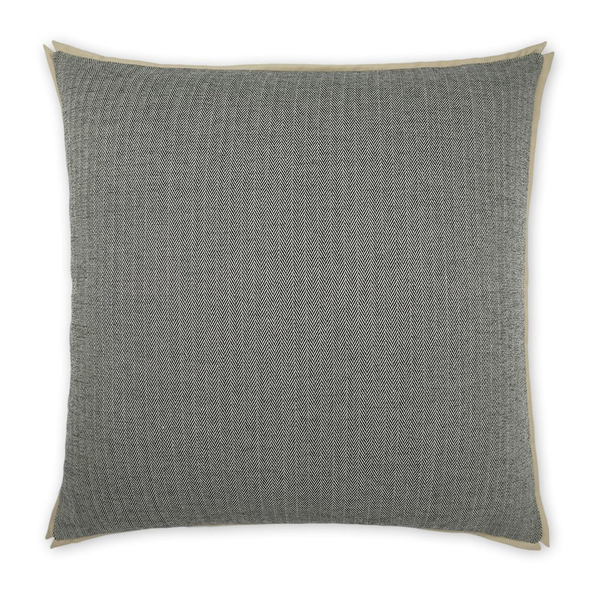 D.V. Kap Home Ashbury Charcoal 24" x 24" Pillow Cover