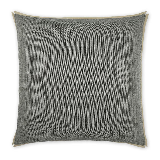 D.V. Kap Home Ashbury Charcoal 24" x 24" Pillow Cover