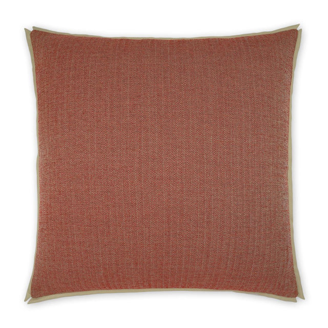 D.V. Kap Home Ashbury Red 24" x 24" Pillow Cover