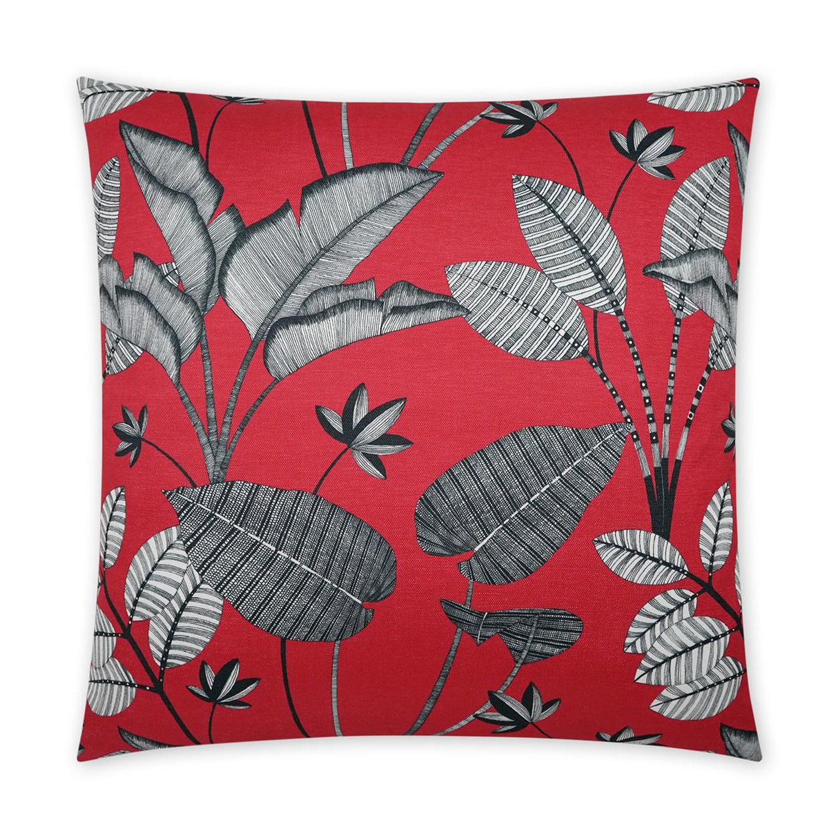 D.V. Kap Home Luzon Red 24" x 24" Pillow Cover