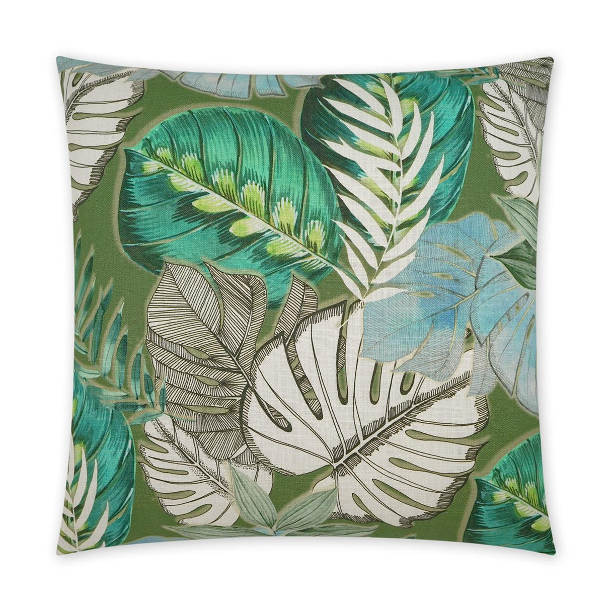 D.V. Kap Home St. Lucia Floral, Beach 24" x 24" Pillow Cover