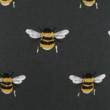 D.V. Kap Home Busy Bee Charcoal 24" x 24" Pillow Cover
