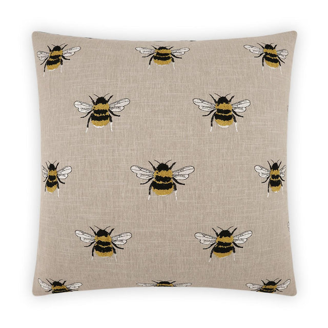 D.V. Kap Home Busy Bee Linen 24" x 24" Pillow Cover