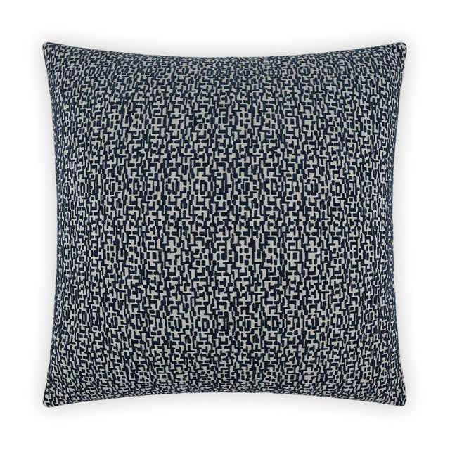 D.V. Kap Home Code Navy 24" x 24" Pillow Cover