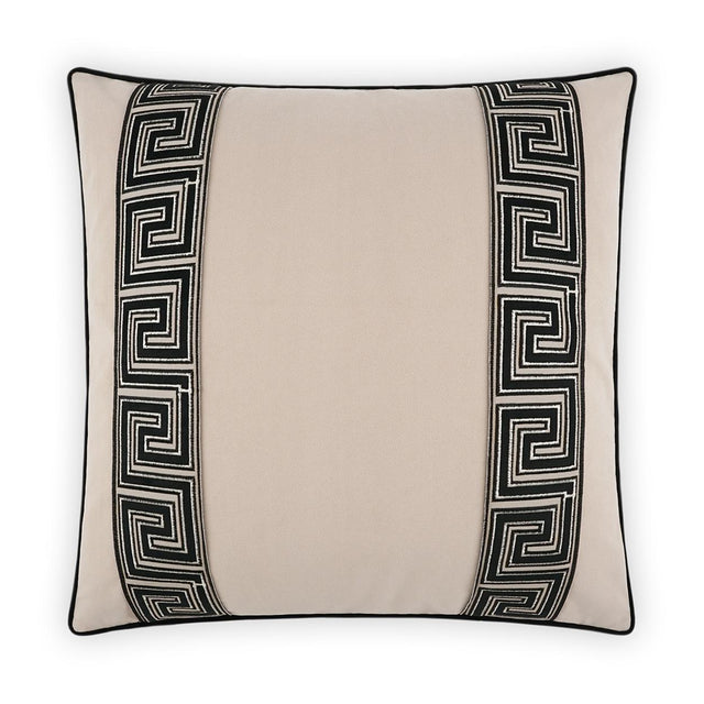 D.V. Kap Home Fontanelle Ebony 24" x 24" Pillow Cover