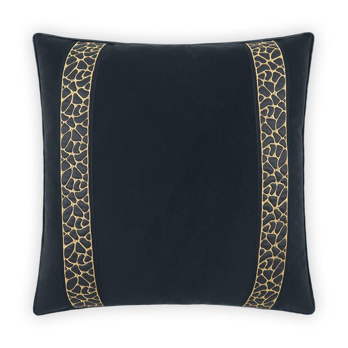 D.V. Kap Home Sloane Black 24" x 24" Pillow Cover