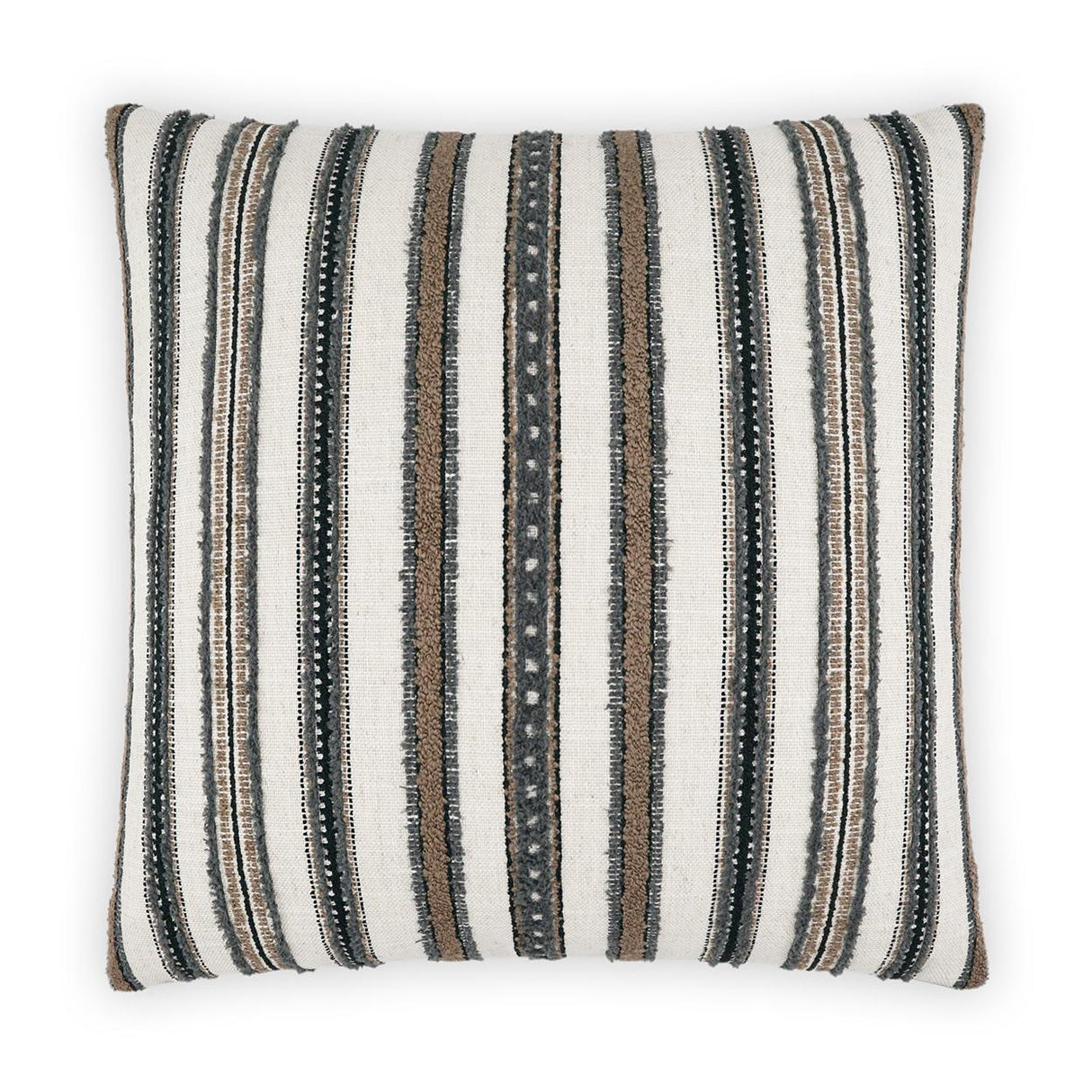D.V. Kap Home Zoie Grey 24" x 24" Pillow Cover