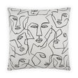 D.V. Kap Home Face Up White 24" x 24" Pillow Cover