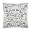 D.V. Kap Home Face Up White 24" x 24" Pillow Cover