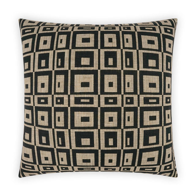 D.V. Kap Home Cubic Raven 24" x 24" Pillow Cover