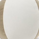 D.V. Kap Home Posh Ball II Latte 12" x 12" Pillow Cover