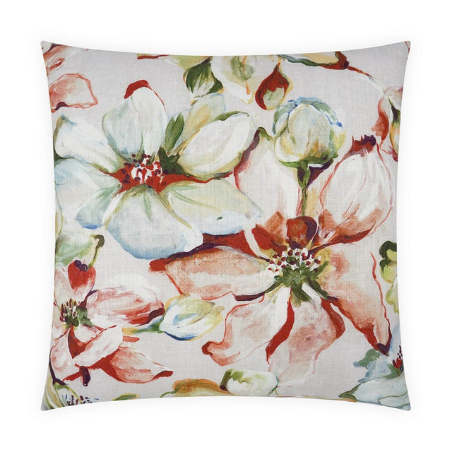D.V. Kap Home Blooming Floral, Traditional 24" x 24" Pillow Cover