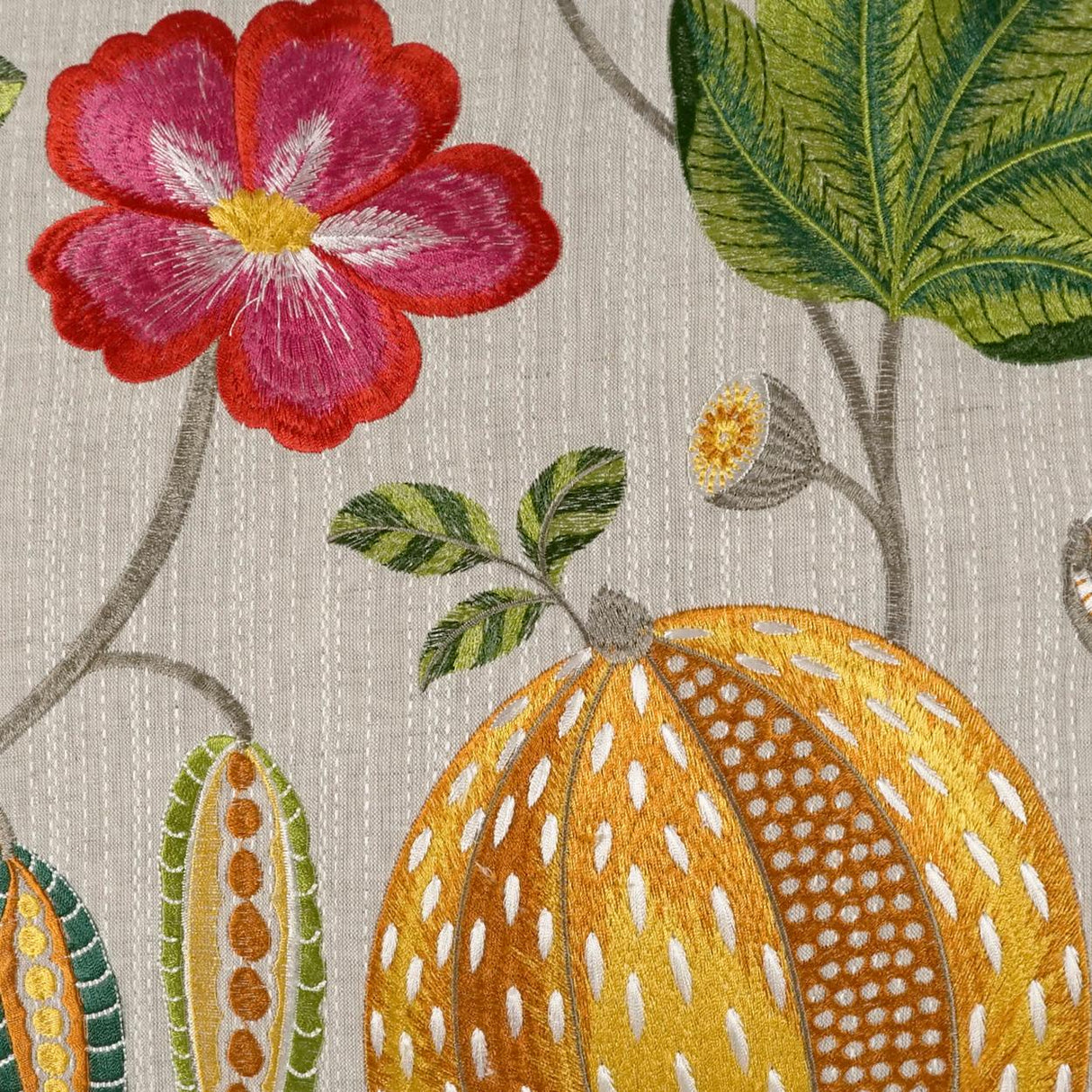 D.V. Kap Home Rankin Floral, Traditional, Embroidery  Fabric