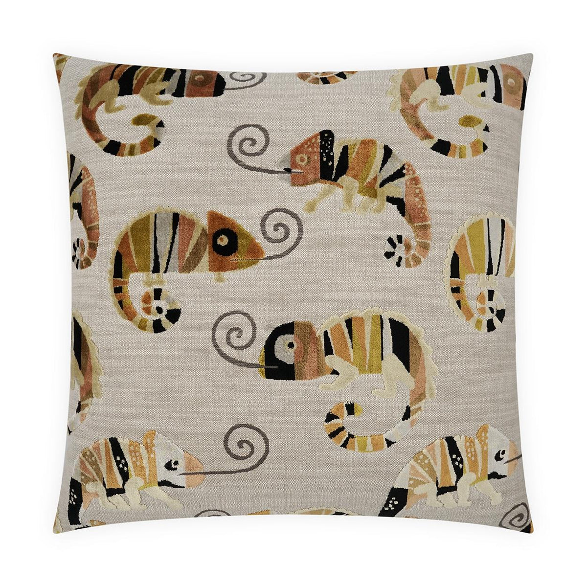 D.V. Kap Chameleon, Novelty 24" X 24" Pillow