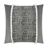 D.V. Kap Home Underwood Center Aqua 24" x 24" Pillow Cover