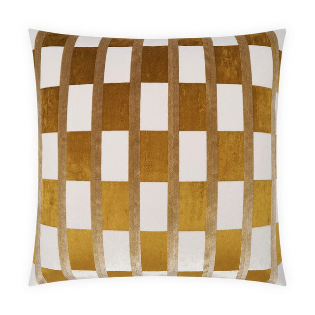 D.V. Kap Home Root Mustard 24" x 24" Pillow Cover