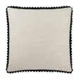 D.V. Kap Home Pom Chic Ivory 24" x 24" Pillow Cover