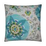 D.V. Kap Home Silsila Turquoise 22" x 22" Pillow Cover