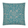 D.V. Kap Home Print Affair Turquoise 22" x 22" Pillow Cover