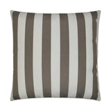 D.V. Kap Home Caf Stripe Driftwood 22" x 22" Pillow Cover