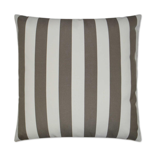 D.V. Kap Home Caf Stripe Driftwood 22" x 22" Pillow Cover