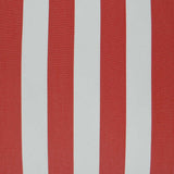 D.V. Kap Home Caf Stripe Red 22" x 22" Pillow Cover