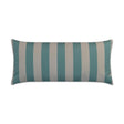 D.V. Kap Home Caf Stripe Lumbar Aqua 12" x 24" Pillow Cover