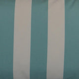 D.V. Kap Home Caf Stripe Lumbar Aqua 12" x 24" Pillow Cover