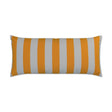 D.V. Kap Home Caf Stripe Lumbar Yellow 12" x 24" Pillow Cover