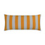 D.V. Kap Home Caf Stripe Lumbar Yellow 12" x 24" Pillow Cover