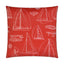 D.V. Kap Home Sailing Red 22" x 22" Pillow Cover