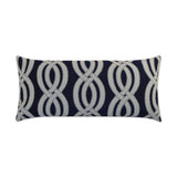 D.V. Kap Home Sea Shore Lumbar Navy 12" x 24" Pillow Cover