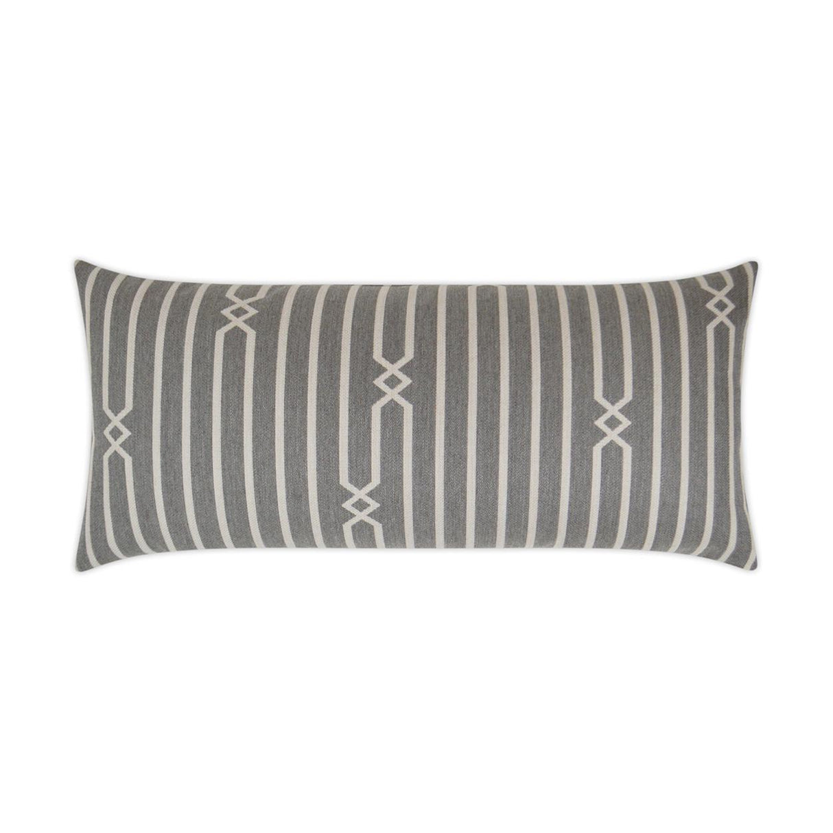 D.V. Kap Home Kitri Lumbar Stone 12" x 24" Pillow Cover