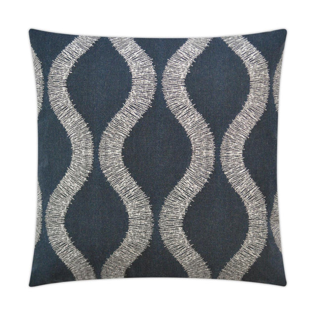 D.V. Kap Home Overlock Midnight 22" x 22" Pillow Cover