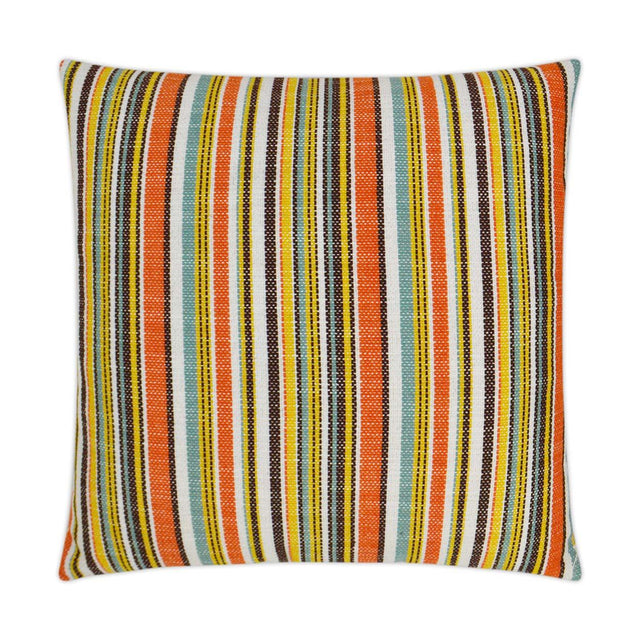 D.V. Kap Home Fancy Stripe Multi 22" x 22" Pillow Cover