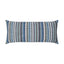 D.V. Kap Home Fancy Stripe Lumbar Navy 12" x 24" Pillow Cover