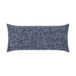 D.V. Kap Home Double Trouble Lumbar Navy 12" x 24" Pillow Cover