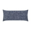 D.V. Kap Home Double Trouble Lumbar Navy 12" x 24" Pillow Cover