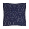 D.V. Kap Home Hex Quilt Navy 22" x 22" Pillow Cover