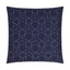 D.V. Kap Home Hex Quilt Navy 22" x 22" Pillow Cover