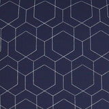 D.V. Kap Home Hex Quilt Navy 22" x 22" Pillow Cover