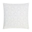 D.V. Kap Home Hex Quilt White 22" x 22" Pillow Cover