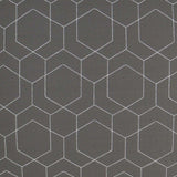 D.V. Kap Home Hex Quilt Lumbar Grey 12" x 24" Pillow Cover