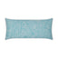 D.V. Kap Home Double Trouble Lumbar Turquoise 12" x 24" Pillow Cover