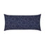 D.V. Kap Home Hex Quilt Lumbar Navy 12" x 24" Pillow Cover