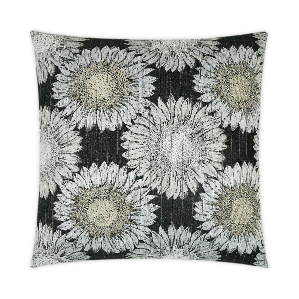 D.V. Kap Home Daisy Chain Black 22" x 22" Pillow Cover